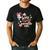 Disney Minnie Mouse Mermaid Dad Of The Birthday Girl Men's Casual T-Shirt Black
