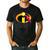 Disney And Pixar's The Incredibles Mr Incredible Dad Family Men's Casual T-Shirt Black