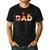 Disney Winnie The Pooh And Friends Dad Father's Day Birthday Men's Casual T-Shirt Black