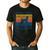 Dog Airedale Terrier Dad Vintage Airedale Terrier Dad Men's Casual T-Shirt Black