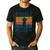 Dog Dad Vintage Poodle Dad Men's Casual T-Shirt Black