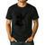 Dog Guitarist Guitar Yorkie Dad Mom For Men Women Men's Casual T-Shirt Black