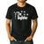 The Dogfather Boston Terrier Dog Dad Tshirt Idea Men's Casual T-Shirt Black