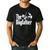 The Dogfather Dog Dad Dog Lover Men's Casual T-Shirt Black