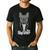 The Dogfather French Bulldog Dad Frenchie Papa T-Shirt Small Men's Casual T-Shirt Black