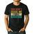 You Don't Scare Me I Have Seven Kids Mom Dad Vintage Retro Men's Casual T-Shirt Black You Don't Scare Me I Have Seven Kids Mom Dad Vintage Retro Men's Casual T-Shirt Black