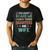 You Don't Scare Me I Have Three Daughters And Wife Dad Of 3 Men's Casual T-Shirt Black