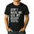 Don't Make Me Use My Daddy Voice Dad Vintage Retro Men's Casual T-Shirt Black