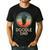 Doodle Dog Vintage Doodle Dad Small Men's Casual T-Shirt Black