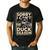 Duck Hunting Dog Sorry I Cant Its Duck Season Dad Joke Men's Casual T-Shirt Black