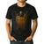 Faithful Warrior Man Of God Christian Men Knight Armor Dad Men's Casual T-Shirt Black