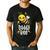 Family Bee Shirts Dad Daddy First Bee Day Outfit Birthday Men's Casual T-Shirt Black