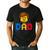 Family Dad Master Builder Building Bricks Blocks Fathers Day Men's Casual T-Shirt Black