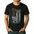 Farmer Dad Like A Normal Dad Only Cooler USA Flag Farming Men's Casual T-Shirt Black