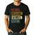Father Husband Farmer Legend Vintage Dad Father's Day Men's Casual T-Shirt Black
