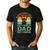 Fathers Day Bowling Dad For Bowling Player Dad Men's Casual T-Shirt Black