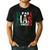 Fathers Day El Papa Mas Chingon Mexican Dad Spanish Men's Casual T-Shirt Black