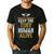 Father's Day By Tee Company New Dad First Time Father Keep Tiny Human Alive Adult Classic Fit Short Sleeve Men's Casual T-Shirt Black