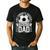 My Favorite Soccer Player Calls Me Dad Father's Day Daddy Men's Casual T-Shirt Black