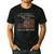 My Favorite Volleyball Player Calls Me Dad USA Flag Men's Casual T-Shirt Black