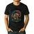 Fishing 4th July Full Time Dad Part Time Hooker On-Back Men's Casual T-Shirt Black