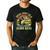 Fishing Father Day Tee Bruh Don't Be a Dumb Bass Dad Men's Casual T-Shirt Black