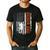 Football Kicker Dad Of A Football Kicker Father US Flag Men's Casual T-Shirt Black Football Kicker Dad Of A Football Kicker Father US Flag Men's Casual T-Shirt Black