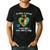 Fun Heart Puzzle Shirts Dad Autism Awareness Family Support Men's Casual T-Shirt Black