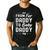From Fur Daddy To Baby Daddy Dog Dad Fathers Pregnancy Small Men's Casual T-Shirt Black From Fur Daddy To Baby Daddy Dog Dad Fathers Pregnancy Small Men's Casual T-Shirt Black