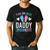 Future Dad Pink Or Blue Daddy Loves You Gender Reveal Men's Casual T-Shirt Black