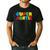 Gamer Aunt Super Auntie Gaming Matching Dad & Mom Kids Men's Casual T-Shirt Black