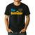 Gelt Father Hanukkah Menorah Jewish Dad Pajamas Men's Casual T-Shirt Black