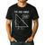 Geometry Shirts For Dads Who Love Math Father's Day Men's Casual T-Shirt Black