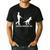 German Shepherd Dad Dinosaur GSD Owners Father's Day Men's Casual T-Shirt Black German Shepherd Dad Dinosaur GSD Owners Father's Day Men's Casual T-Shirt Black