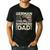 German Shepherd Dad Shirt American Flag German Shepherds Men's Casual T-Shirt Black