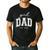 Girl Dad Est 2024 Dad Of Girls Father's Day Men's Casual T-Shirt Black