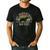 Golden Retriever Dad Dog Shirt Fathers Day Doggy Men's Casual T-Shirt Black