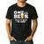 Golf And Beer Joke Dad Fathers Day Drinking Birthday Small Men's Casual T-Shirt Black