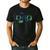 Golf Dad Hole In One Golf First Birthday Boy Party Men's Casual T-Shirt Black