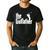 The GolfFather Golf Father God Father Dad Golfer Men's Casual T-Shirt Black The GolfFather Golf Father God Father Dad Golfer Men's Casual T-Shirt Black