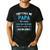 Grandpa Papa Partner In Crime Dad Men's Casual T-Shirt Black