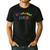 Grateful Dad Fathers Day Tie Dye Letters Shirt For Dads Men's Casual T-Shirt Black