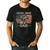 Great Dane Dad Dog Lovers American Flag 4th Of July Men's Casual T-Shirt Black