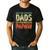 Only The Greatest Dads Get Promoted To Papaw Men's Casual T-Shirt Black