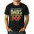 Only The Greatest Dads Get Promoted To Pop Men's Casual T-Shirt Black