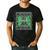 Green Sport Loud Proud Cheer Coach Dad Father's Day Men's Casual T-Shirt Black