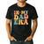 Groovy In My Dad Era Dad Father's Day Men's Casual T-Shirt Black