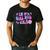 Groovy Retro In My Girl Dad Era Daddy Fathers Day Men's Casual T-Shirt Black