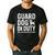 Guard Dog Will Lick Burglars Dog Mom Dad T-Shirt Men's Casual T-Shirt Black