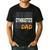 Gymnastics Dad For Gymnastic Father Parents Men's Casual T-Shirt Black
